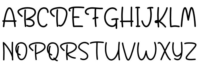 Beauty Autumn Font UPPERCASE