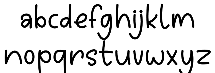 Beauty Autumn Font LOWERCASE