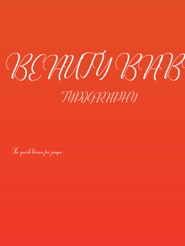 Beauty Baby Poster