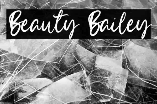 Beauty Bailey Font examples