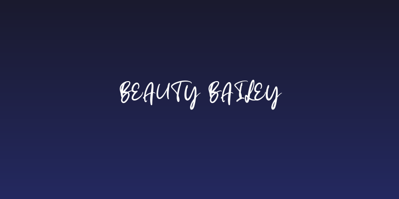 Beauty Bailey Social Header