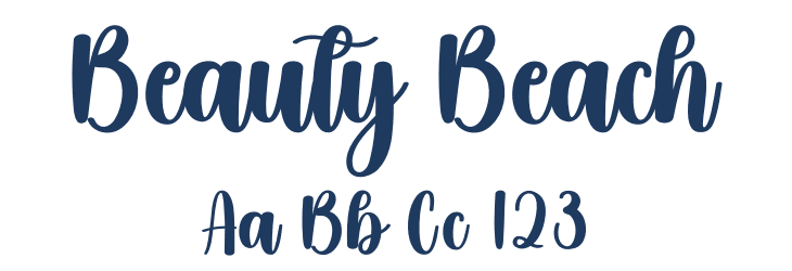 Beauty Beach Font Preview