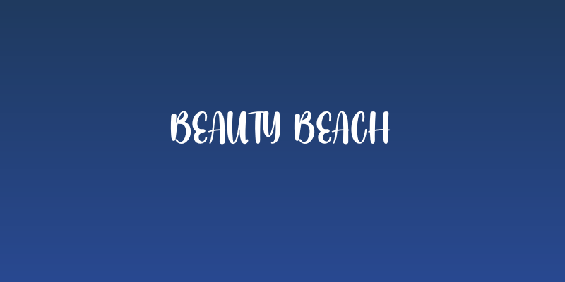 Beauty Beach Social Header