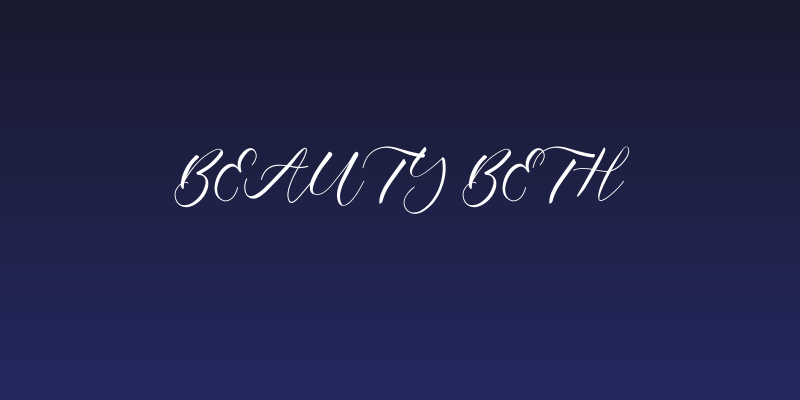 Beauty Beth Social Header