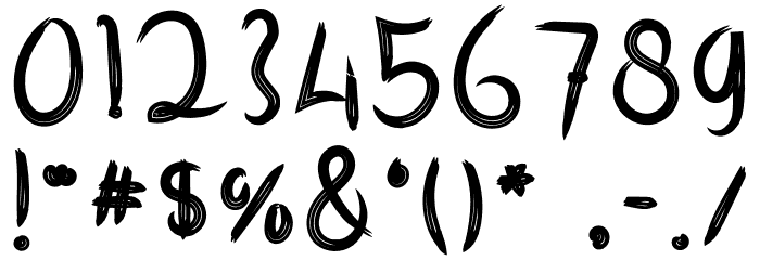 Beauty Black Font OTHER CHARS