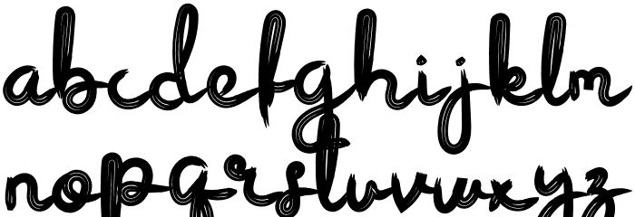 Beauty Black Font LOWERCASE