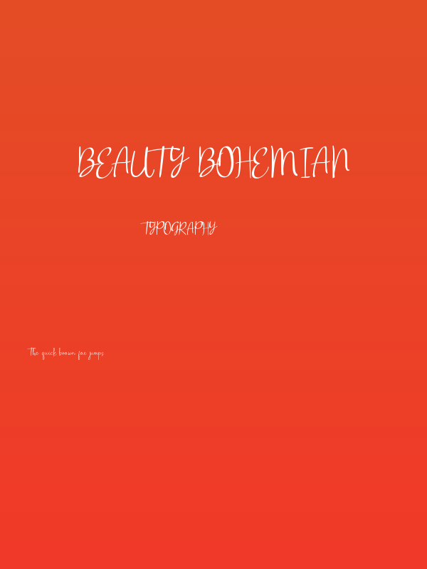 Beauty Bohemian Poster