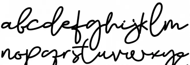 Beauty Boutique フォント 小文字