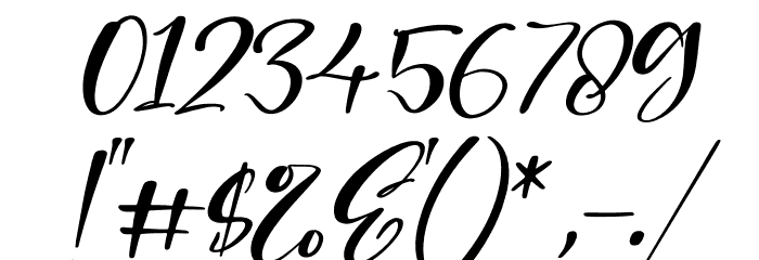 Beauty Brand Italic Font OTHER CHARS