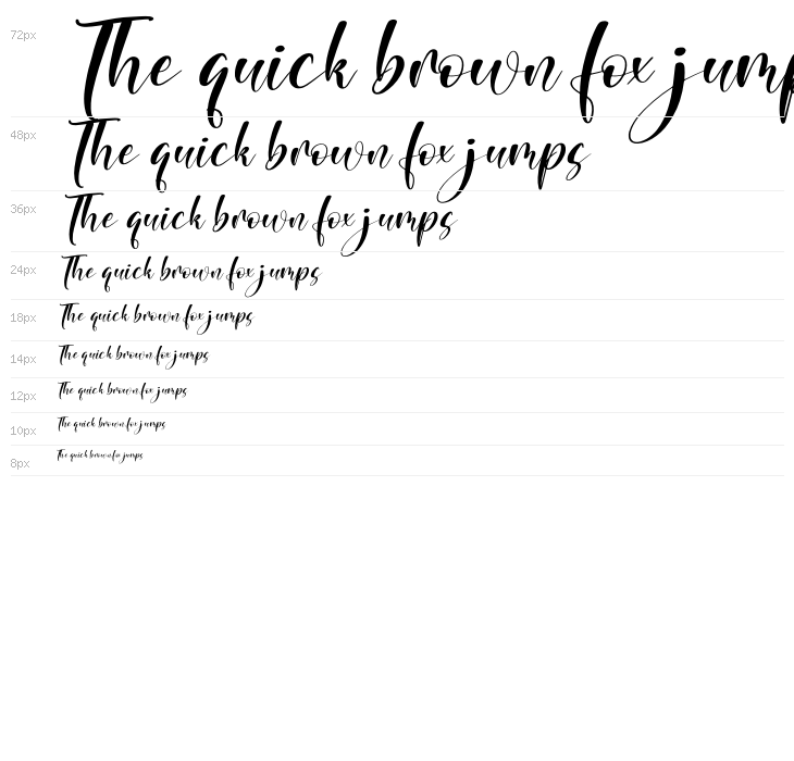 Beauty Brand Italic Waterfall