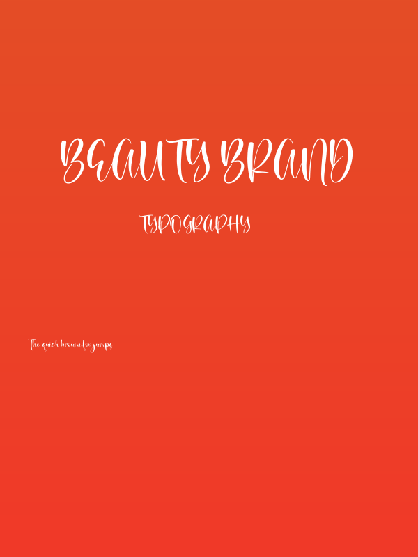 Beauty Brand Poster