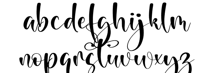 Beauty Brand Font LOWERCASE