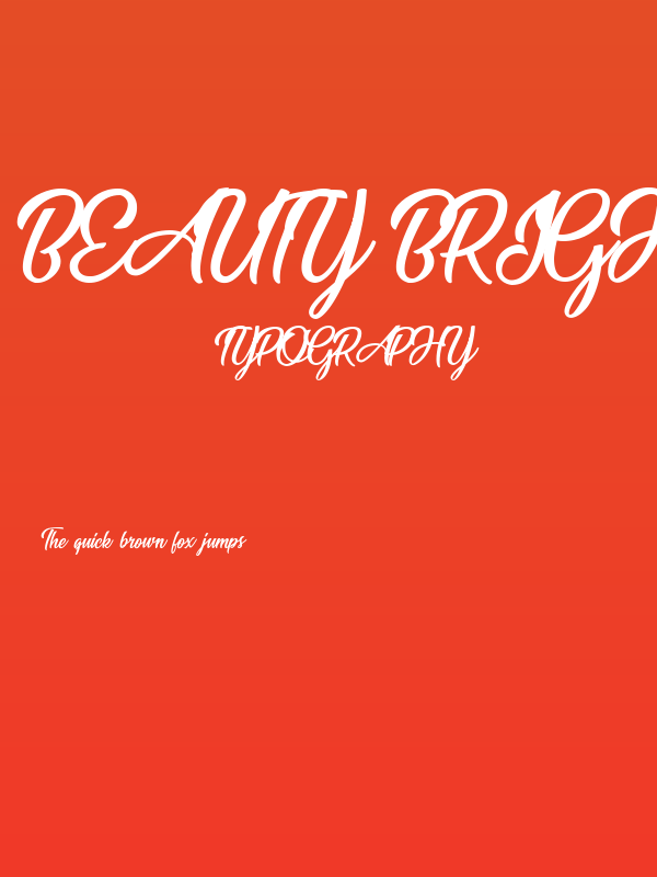 Beauty Bright Personal Use Regular Poster