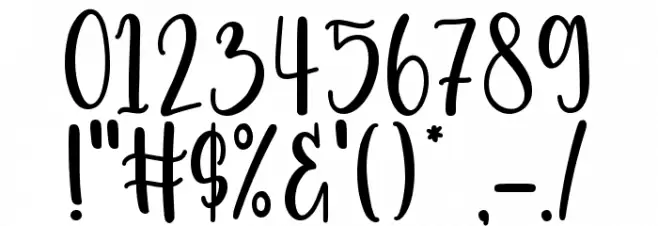 Beauty Christmas Font OTHER CHARS