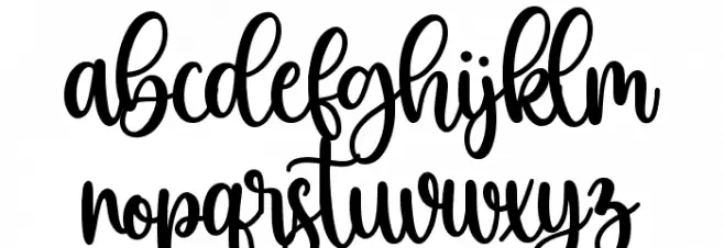 Beauty Christmas Caratteri MINUSCOLO