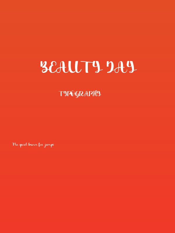 Beauty Day Poster