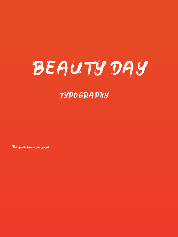 Beauty Day Poster