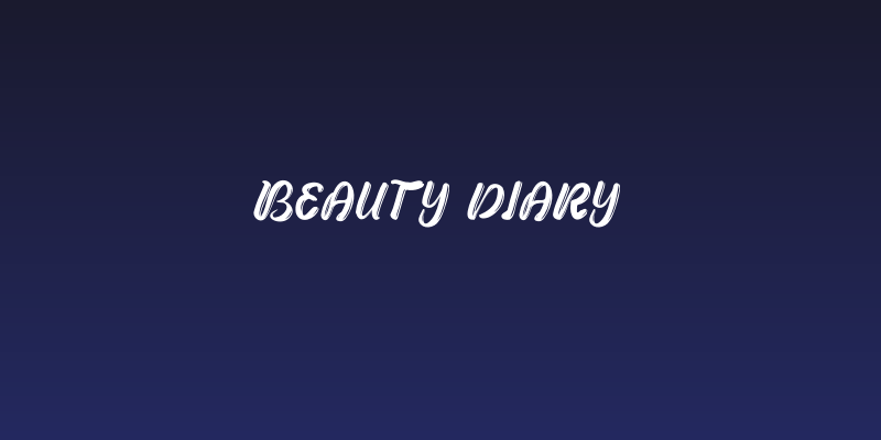 Beauty Diary Social Header