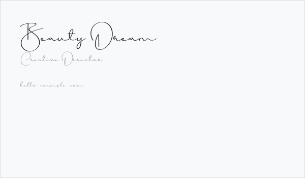 Beauty Dream Business Card