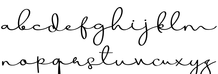 Beauty Dream Font LOWERCASE