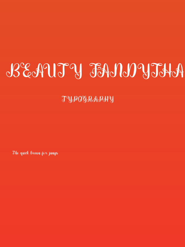 Beauty Fandytha Poster