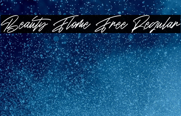 Beauty Flome Free Regular Example 2