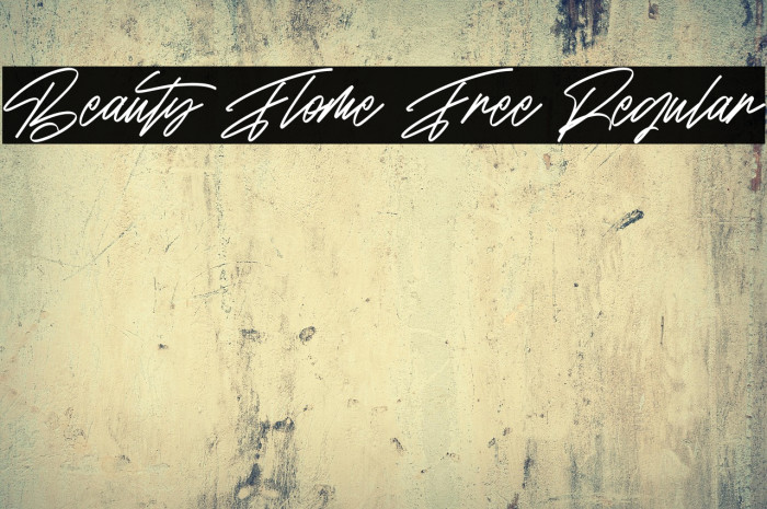 Beauty Flome Free Regular Example 3