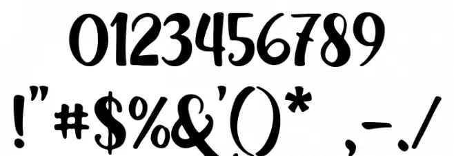 Beauty Florist Regular Font OTHER CHARS