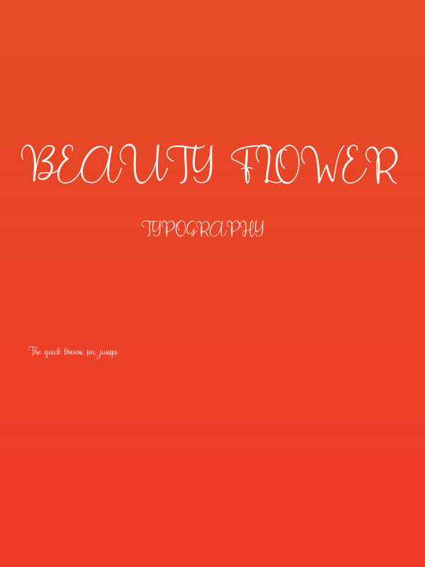 Beauty Flower Poster