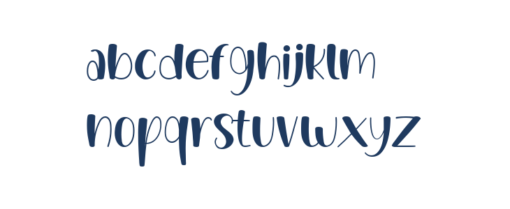 Beauty Flower Lowercase