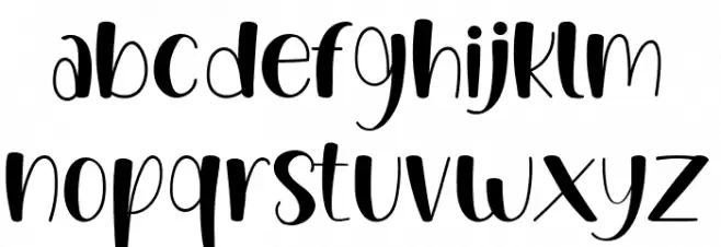 Beauty Flower Caratteri MINUSCOLO