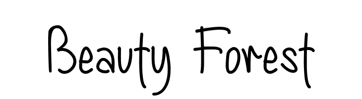 Beauty Forest  font caratteri gratis