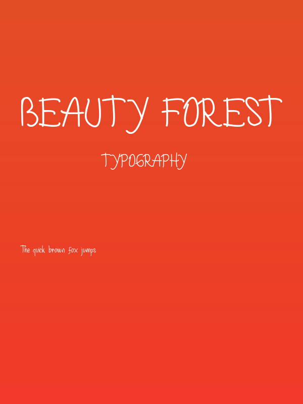 Beauty Forest Poster