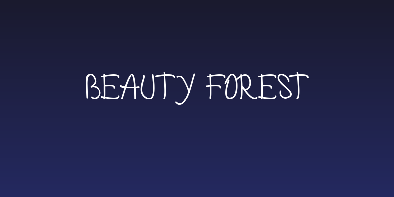 Beauty Forest Social Header