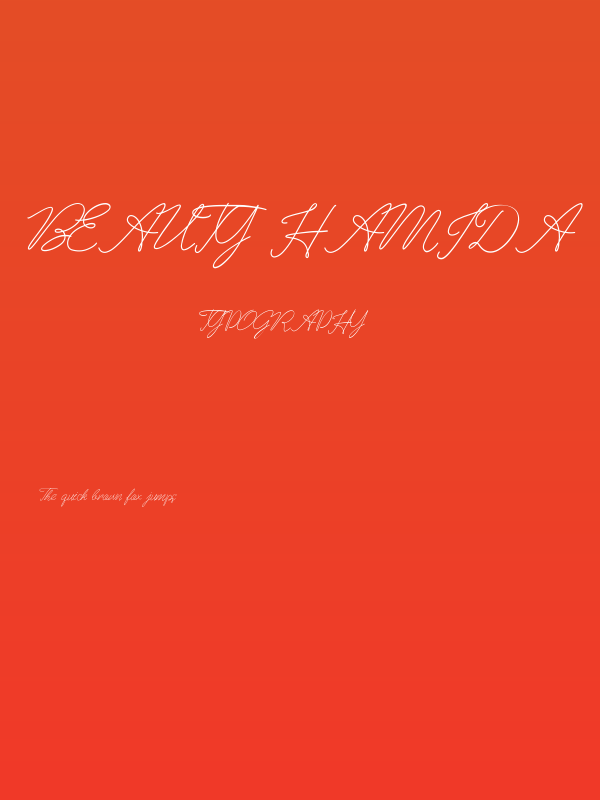 Beauty Hamida Poster