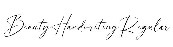 Beauty Handwriting Regular  नि: शुल्क फ़ॉन्ट्स डाउनलोड