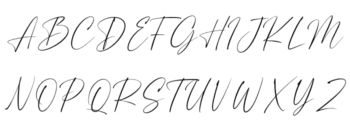 Beauty Handwriting Regular Font UPPERCASE