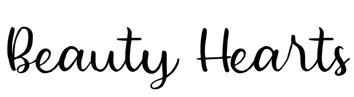 Beauty Hearts  フリーフォントのダウンロード