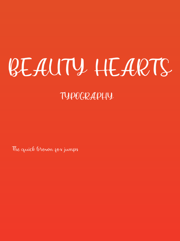 Beauty Hearts Poster