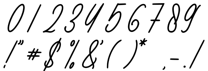 Beauty Homelia Font OTHER CHARS