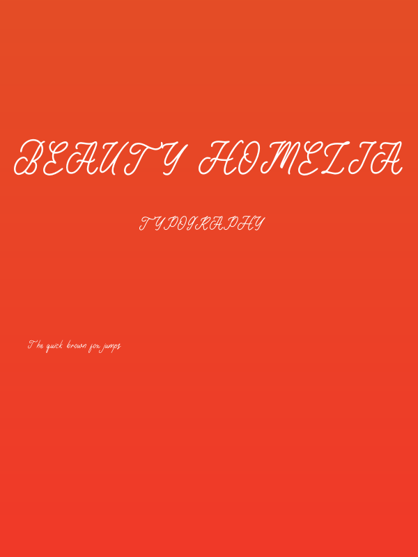 Beauty Homelia Poster