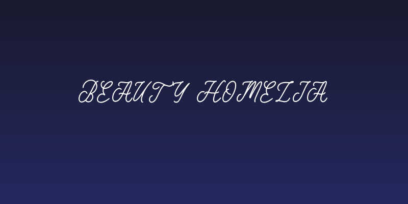 Beauty Homelia Social Header