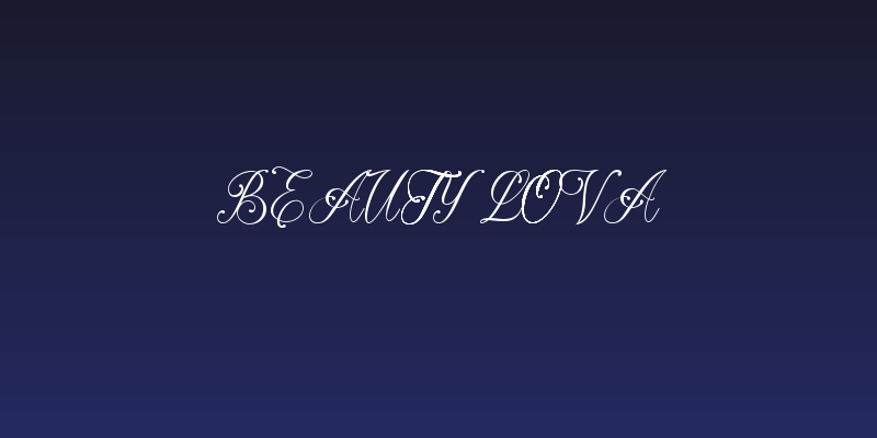 Beauty Lova Social Header
