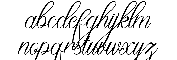 Beauty Lova Font LOWERCASE