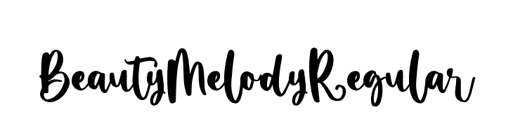 Beauty Melody Regular  Frei Schriftart Herunterladen