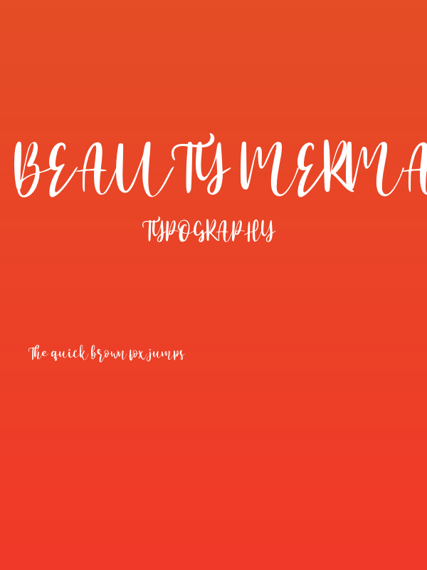 Beauty Mermaid - Personal Use Poster