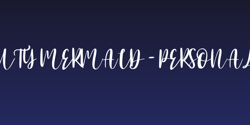 Beauty Mermaid - Personal Use Social Header