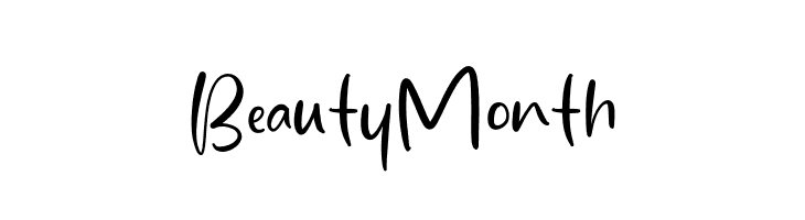 Beauty Month  Fuentes Gratis Descargar