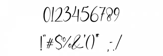 Beauty Mothers Font OTHER CHARS