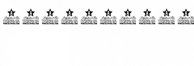 Beauty Mountains Personal Use Font OTHER CHARS